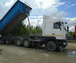 Автопоезда МАЗ 6430 с полуприцепом Тонар 2017 года б/у фото 2