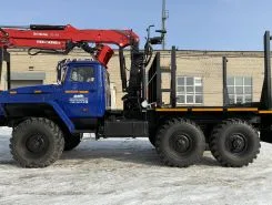 Лесовоз с КМУ Лесовоз  Урал 5557 с КМУ  2008 года б/у фото 3