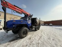 Лесовоз с КМУ Лесовоз  Урал 5557 с КМУ  2008 года б/у фото 4