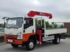 Самопогрузчик ISUZU Elf 4×4 с КМУ UNIC URV374 2025 года новый