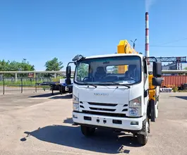 Самопогрузчик ISUZU Elf 4×4 с КМУ XCMG - SQS125 2025 года новый фото 3