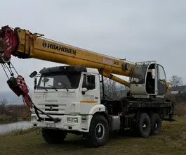 Автокран Ивановец КС-45717К-3Р Камаз 43118 2019 года б/у