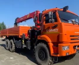 Тягач с КМУ Камаз 4118 2024 года новый