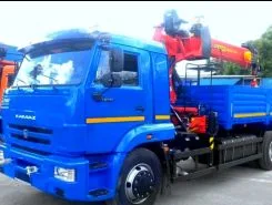 Самопогрузчик Камаз 65117 с КМУ Palfinger 2025 года новый