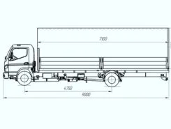 Самопогрузчик Mitsubishi FUSO CANTER TF с КМУ UNIC V 370 2025 года новый фото 5