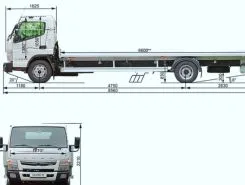 Шасси Шасси  Mitsubishi FUSO CANTER TF 2025 года новый фото 3