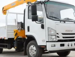 Самопогрузчик ISUZU Elf KV100 с КМУ XCMG SQS68-4 2025 года новый фото 3