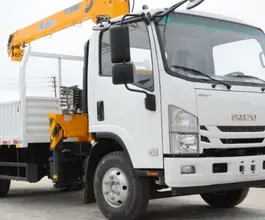 Самопогрузчик ISUZU Elf KV100 с КМУ XCMG SQS68-4 2025 года новый фото 3