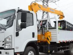Самопогрузчик ISUZU Elf KV100 с КМУ XCMG SQS68-4 2025 года новый фото 2
