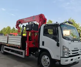 Самопогрузчик ISUZU Elf - KV100 с КМУ UNIC - URV373 2025 года новый