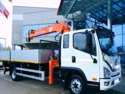 Самопогрузчик FAW Tiger 6 с КМУ Kanglim 2025 года новый фото 2