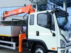 Самопогрузчик FAW Tiger 6 с КМУ Kanglim 2025 года новый