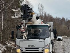 Автокран STS STSQ8-WSL ISUZU Elf 2025 года б/у