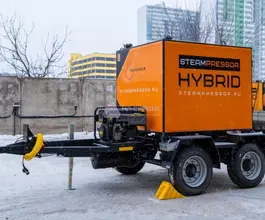 Гибридный мобильный парогенератор  STEAMPRESSOR HYBRID SH-1 2026 года новый