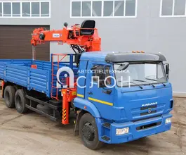 Самопогрузчик Камаз 65117 с КМУ Kanglim 1256GII 2025 года новый