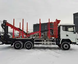 Лесовоз с КМУ Shacman X3000 2024 года новый