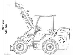 Телескопический погрузчик CAST LOADERS MAXO 50 2025 года новый фото 7