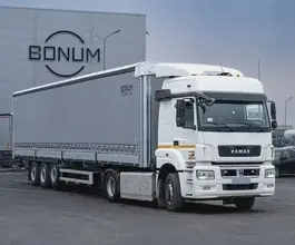Шторный полуприцеп Bonum 914296-03 2026 года новый фото 2