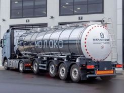 Полуприцеп-цистерна пищевая ППЦПТ 27 м3  SEVEREST (УралСпецТранс) ППЦПТ 27КТ-42ЛЛ-4 2025 года новый фото 5
