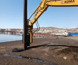 Навесное оборудование Bибpoпогpужатель c боковым захвaтом Exten AT600R 2026 года новый фото 2