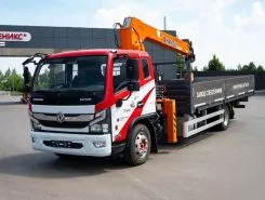 Самопогрузчик Dongfeng C120L с КМУ Hangil 514 2024 года новый фото 4