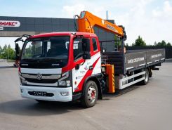 Самопогрузчик Dongfeng C120L с КМУ Hangil 514 2024 года новый фото 4