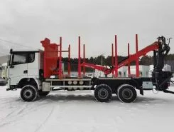 Лесовоз с КМУ Лесовоз  Shacman X3000 (SX32586V385) с КМУ ВЕЛMАШ 2024 года новый фото 5