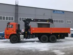 Самопогрузчик Камаз 43118 с КМУ HIAB 2026 года новый фото 2
