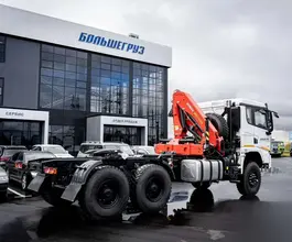 Тягач с КМУ Shacman X3000 Инман ИМ-150N 2024 года новый фото 2