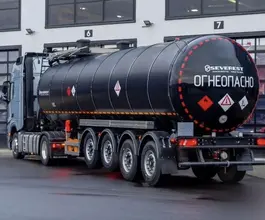 Полуприцеп битумовоз/нефтевоз ППЦ 32 м3  SEVEREST ППЦБ 32КТ-42ЛЛ 2024 года новый фото 3