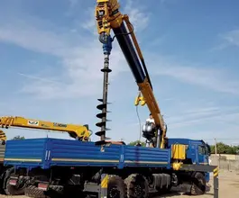Кран манипулятор кму xcmg QQS200-6, (с буром) 2026 года б/у фото 2