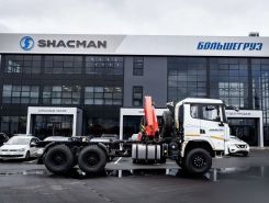 Тягач с КМУ Shacman Х3000 Инман ИМ-150N 2024 года новый фото 3