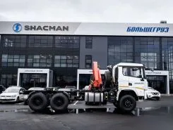 Тягач с КМУ Shacman X3000 2024 года новый фото 3