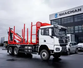 Лесовоз с КМУ Shacman X3000 2024 года новый