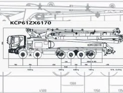 Бетононасос Бетононасос KCP 61ZX6170 2026 года новый фото 4