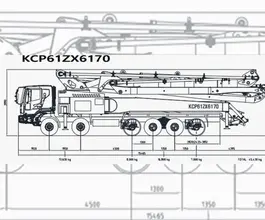 Бетононасос Бетононасос KCP 61ZX6170 2026 года новый фото 4