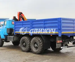 Самопогрузчик Урал 4320 с КМУ Palfinger РK 8500  б/у фото 3