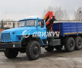 Самопогрузчик Урал 4320 с КМУ Palfinger РK 8500  б/у фото 4