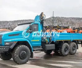 Самопогрузчик Урал 4320 NEXT с КМУ ИМ-55  б/у