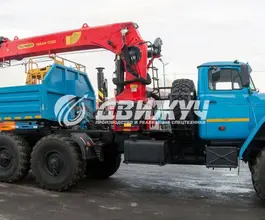 Тягач с КМУ Урал 4320  б/у