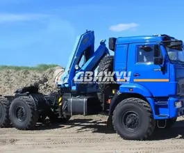 Тягач с КМУ Камаз 43118  б/у