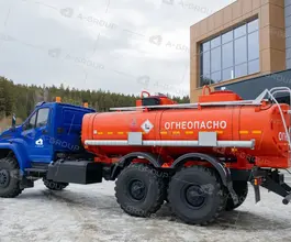 Автотопливозаправщик АТЗ 10 м3  Урал NEXT 4320-72 2025 года новый фото 2