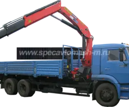 Самопогрузчик Камаз 65115 с КМУ Palfinger PK 15500A  б/у