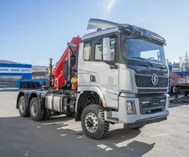 Тягач с КМУ Shacman SX42586V385 2025 года новый фото 5