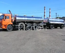 Пищевая автоцистерна АЦПТ АЦПТ 13 м3  КАМАЗ 65115 2026 года новый фото 2