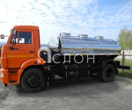 Пищевая автоцистерна АЦПТ АЦПТ 7.5 м3  КАМАЗ 43253 2026 года новый фото 2