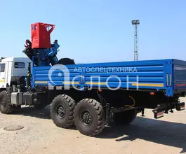 Бортовой КАМАЗ 43118 с КМУ ИМ-180 2026 года новый фото 2