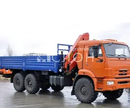 Самопогрузчик КАМАЗ 43118 с КМУ PK-23500А / РК-15500А 2026 года новый