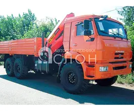 Самопогрузчик КАМАЗ 43118 с КМУ PK-23500А / РК-15500А 2026 года новый фото 2