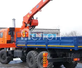 Самопогрузчик КАМАЗ 43118 с КМУ Kanglim 1256GII 2026 года новый фото 2